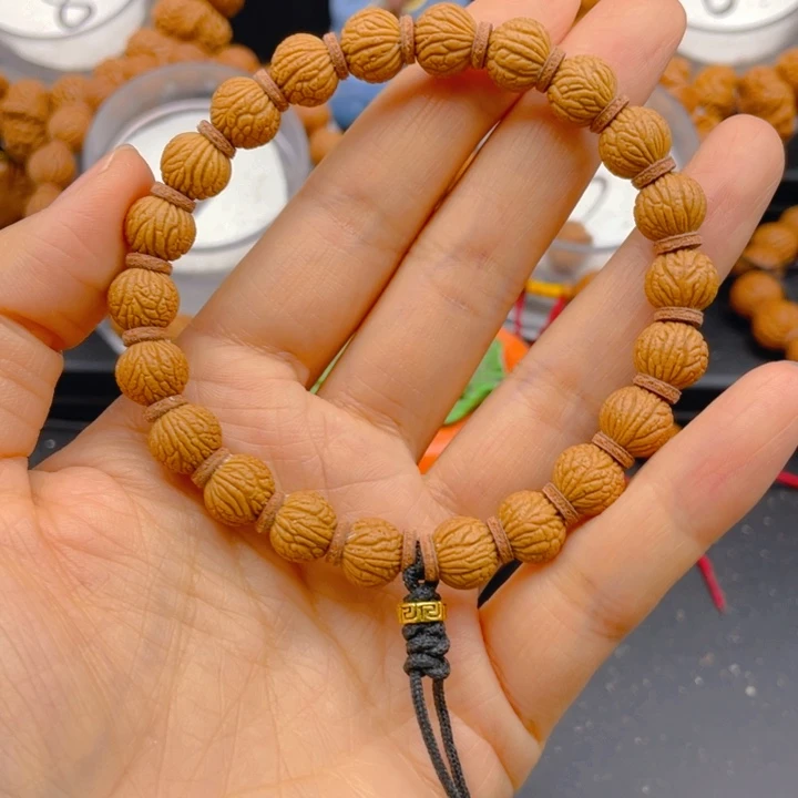 @***鹤吊坠桃核精品满天星10尺寸