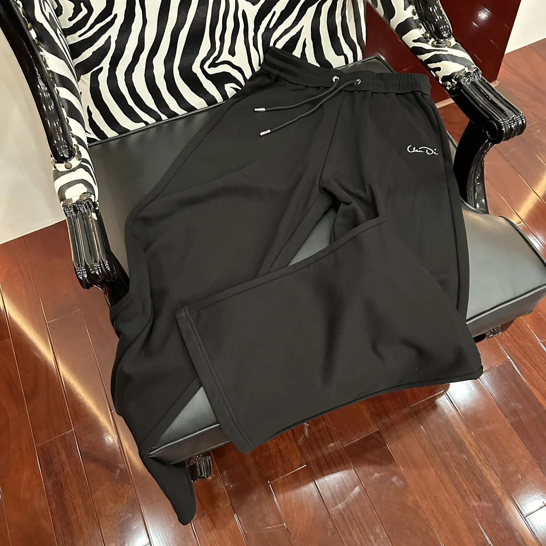 UANDI原创25年夏季新款时尚气质高级阔腿扫地裤女