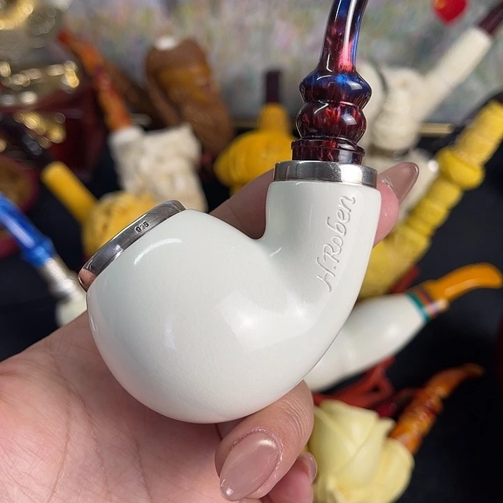 海泡石烟斗大号空腔苹果205