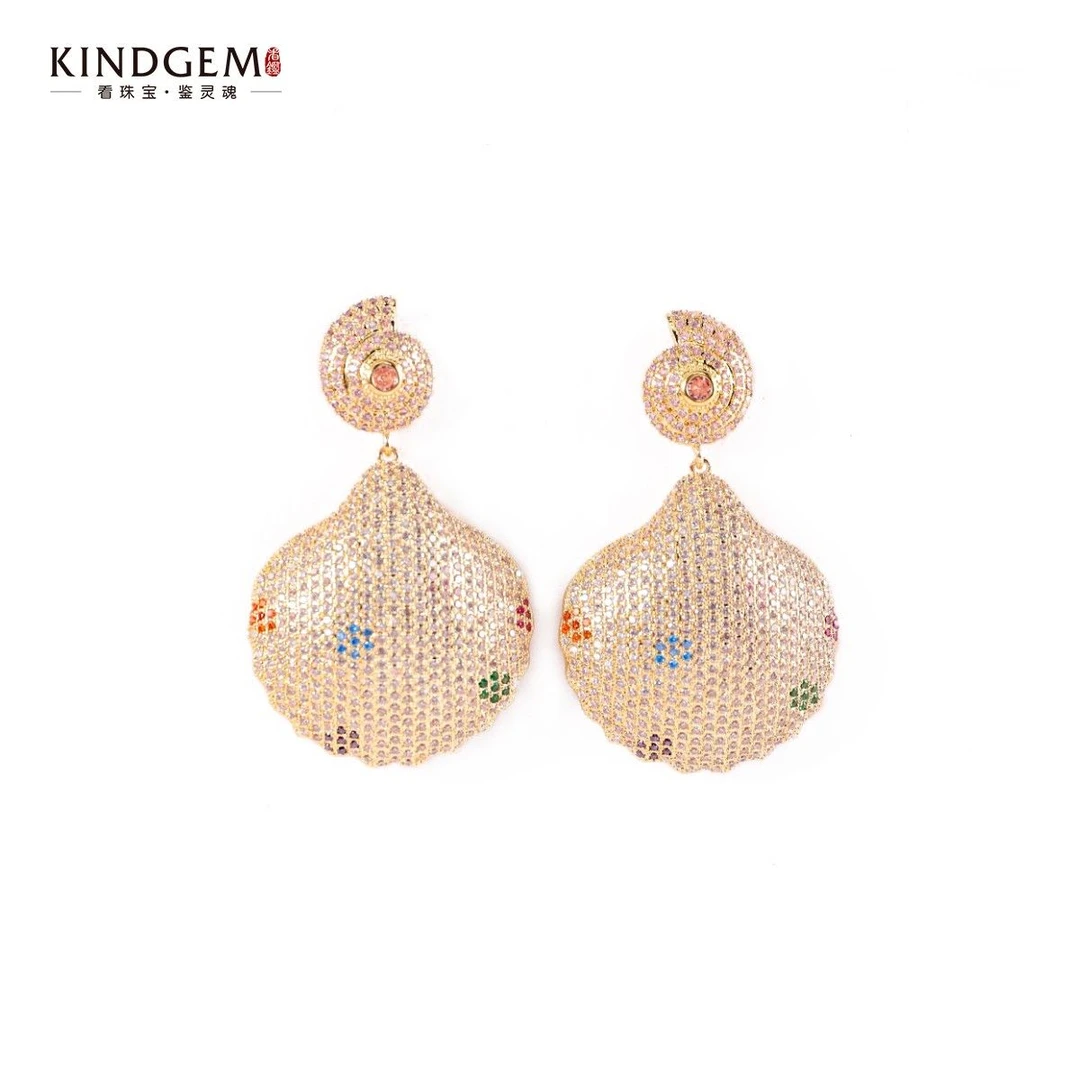 铜合金锆石耳饰 轻奢气质个性时尚小众耳环耳饰 BF85XVPC-19525