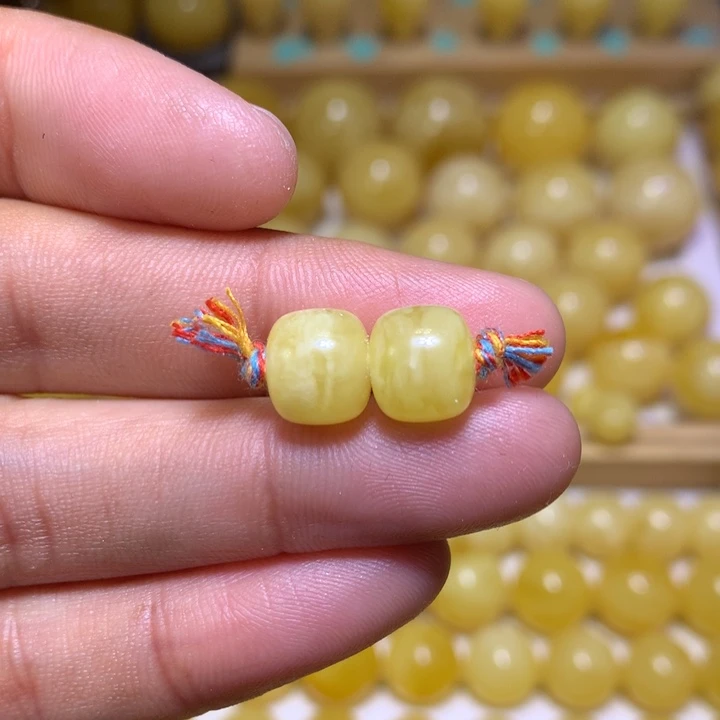 蜜蜡裸石未镶嵌天然俄料白花蜜蜡精工老型9.2