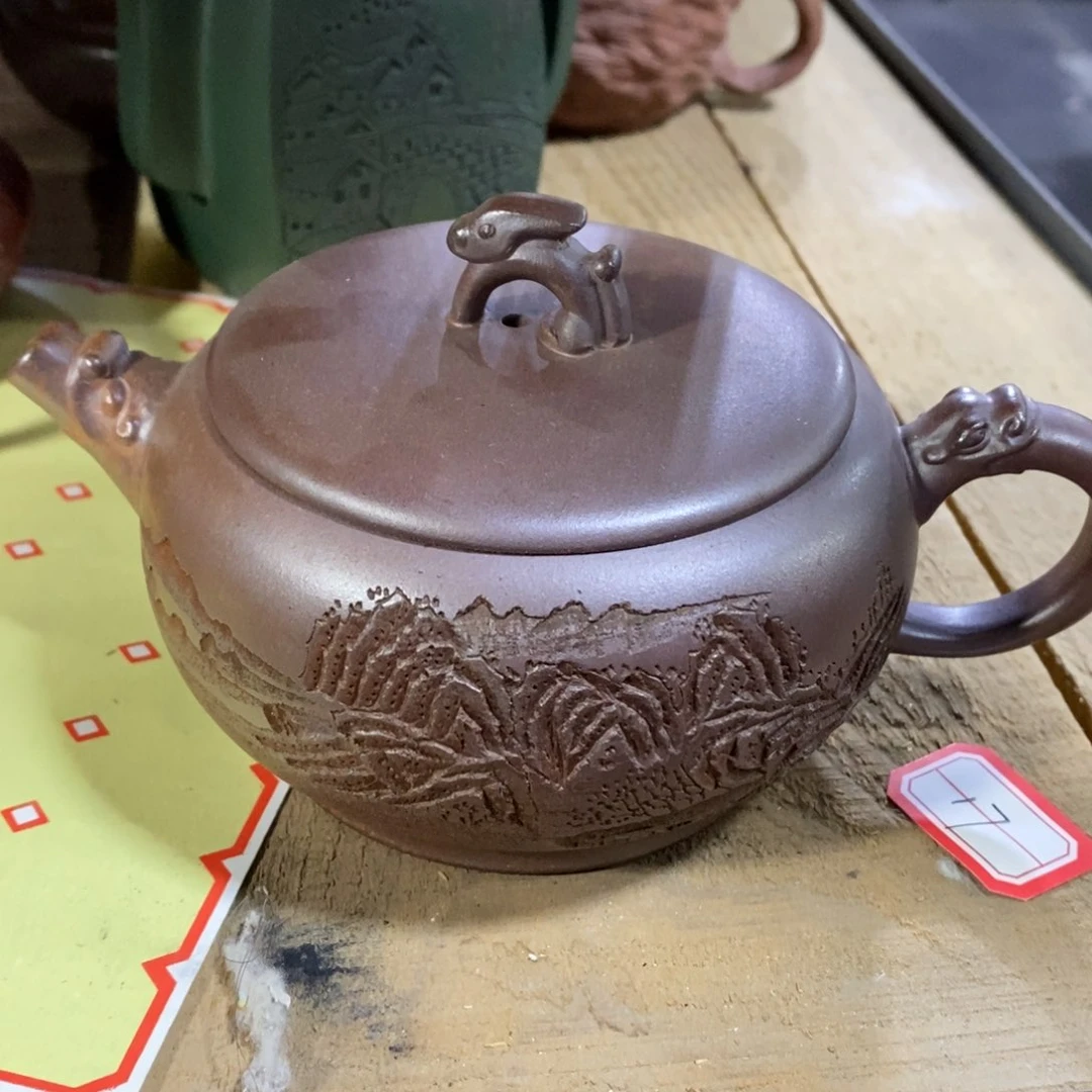 紫砂茶壶原矿手工140