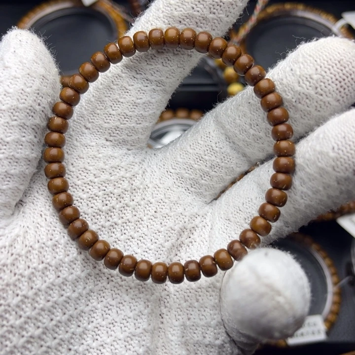 紫金鼠手串纯肉鼠尖老型纯色毕业货6尺精工暴力归圆