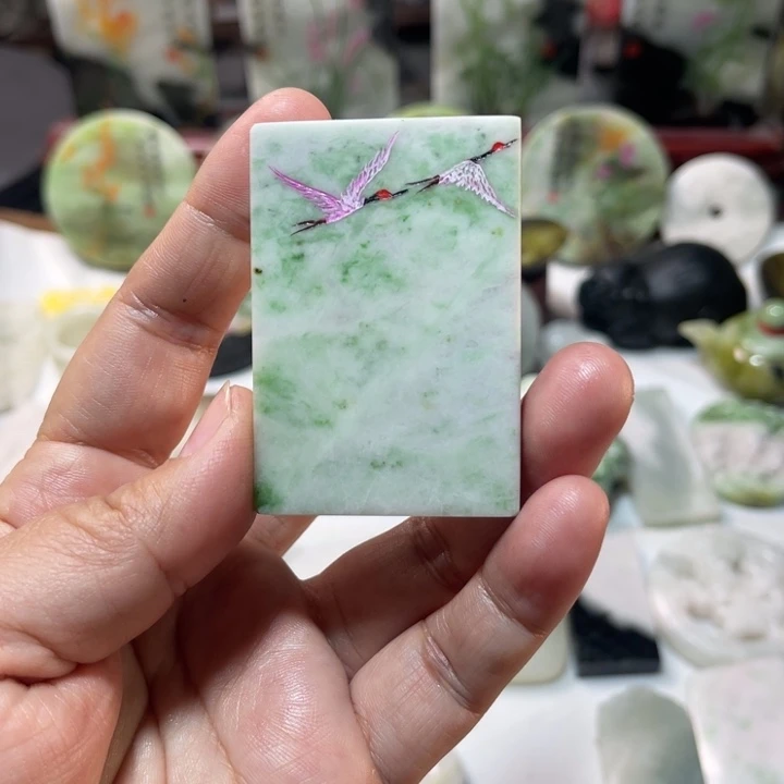 独山玉未镶嵌颈饰