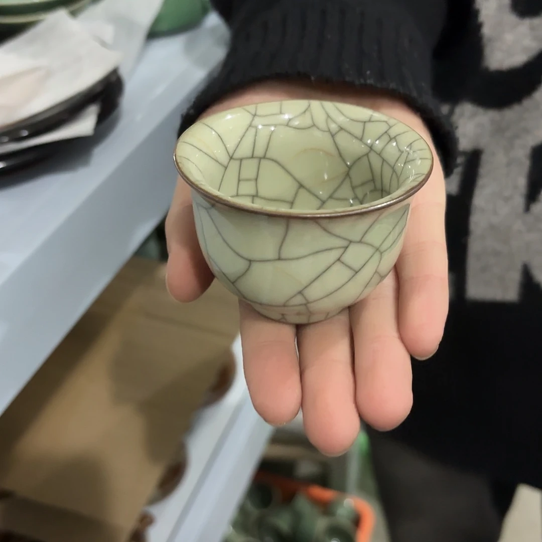 龙泉云间青瓷小米茶器