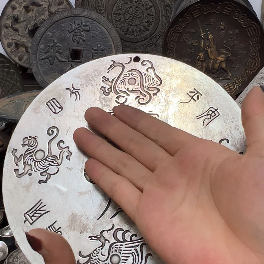 金属复古风格镜子摆件