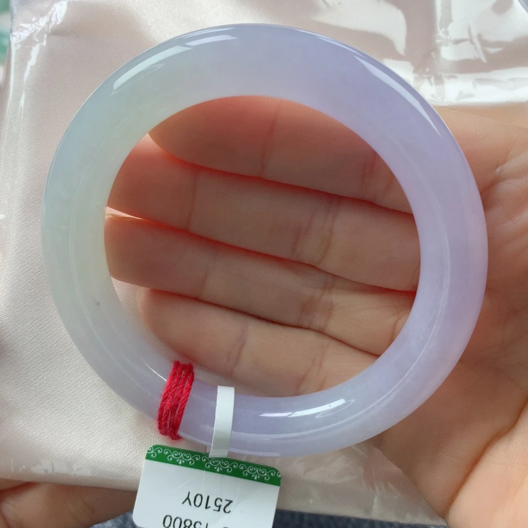 未镶嵌手镯翡翠缅甸天然翡翠A货53.4圆