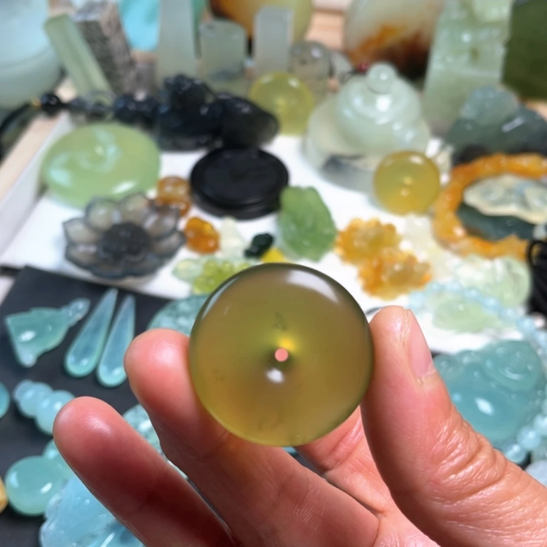 蛇纹石玉未镶嵌岫玉