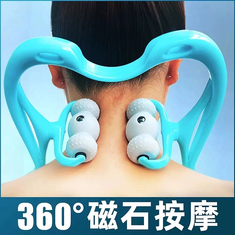 【升级磁疗款】颈椎家居按摩器神器按摩仪揉捏脖子颈椎拖鞋仪