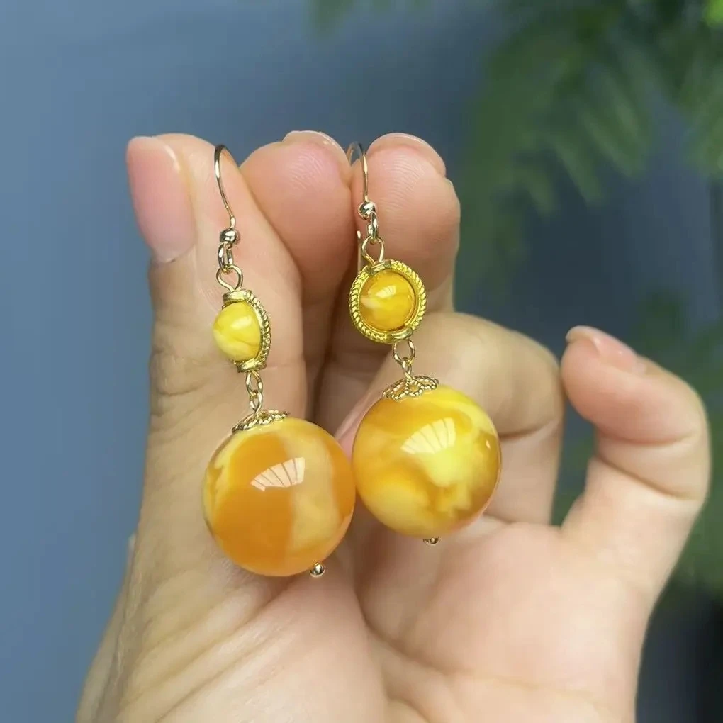 黄色DIY耳饰斜挎链套装