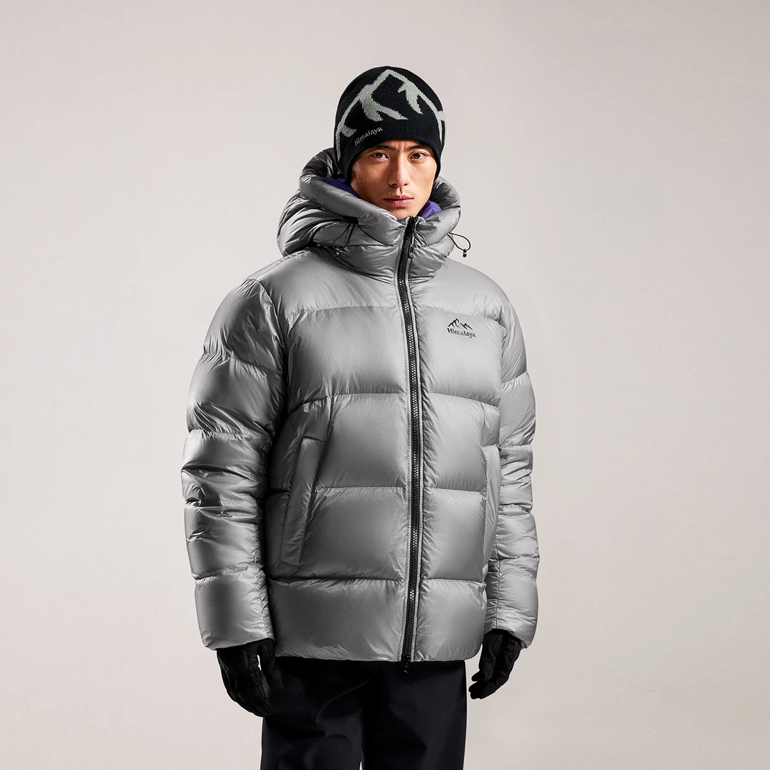 【 喜马拉雅雨崩】高端流光风男户外700蓬鹅绒全石墨烯秋冬羽绒服