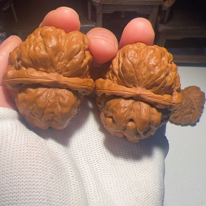 人***茶文玩核桃吊坠蛤蟆头40