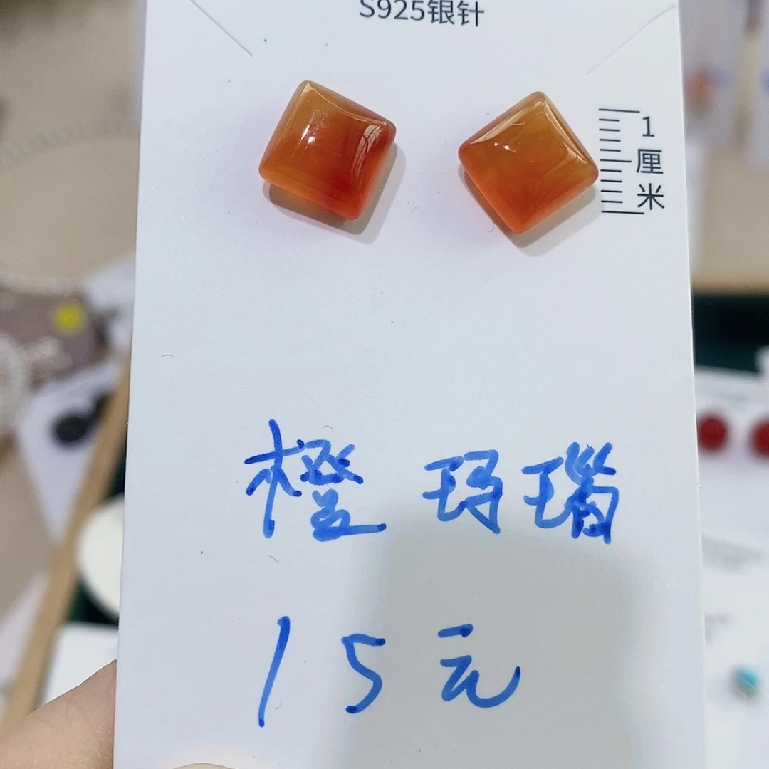 淡水珍珠耳饰银S925镶嵌