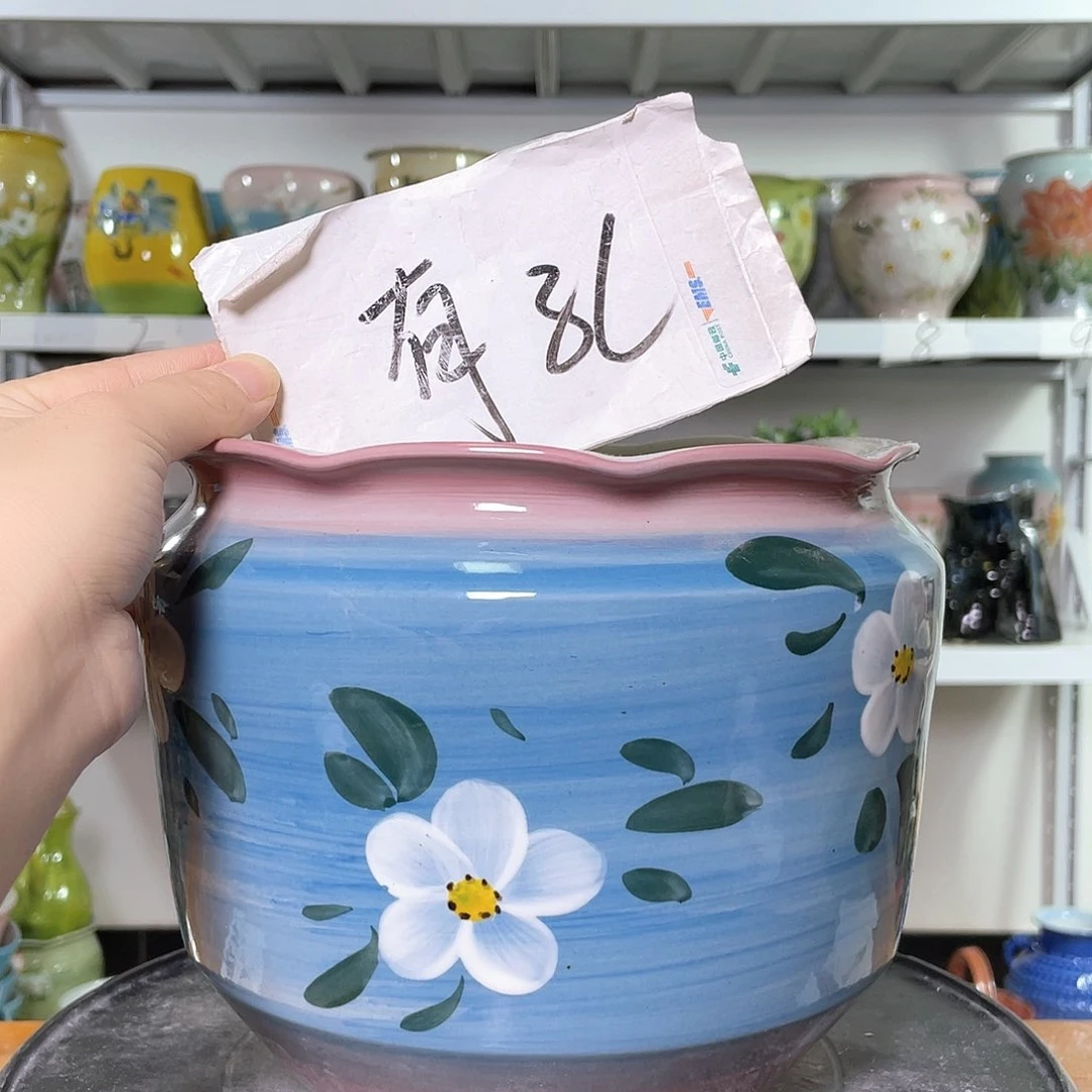 景德镇陶瓷花盆花器暇258
