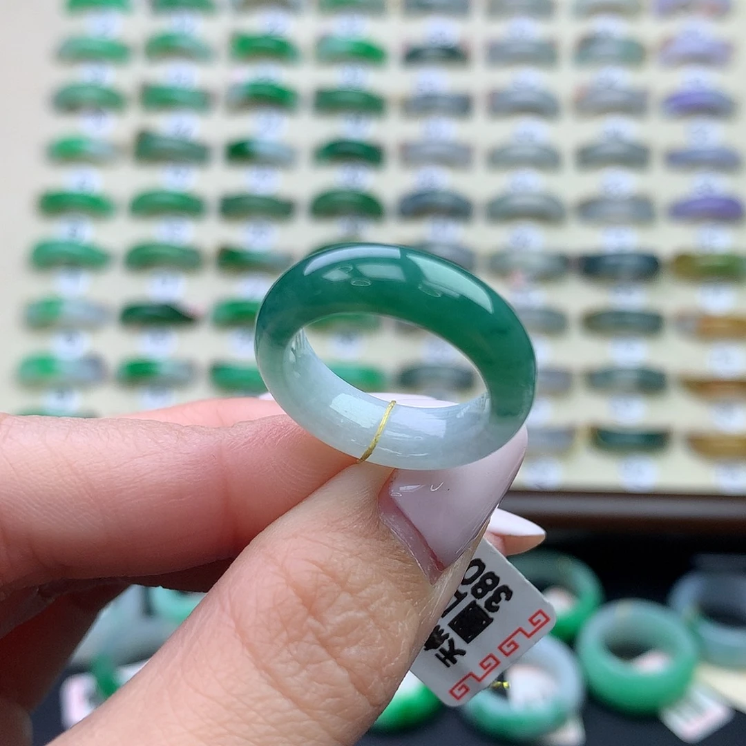 翡翠未镶嵌戒圈港12