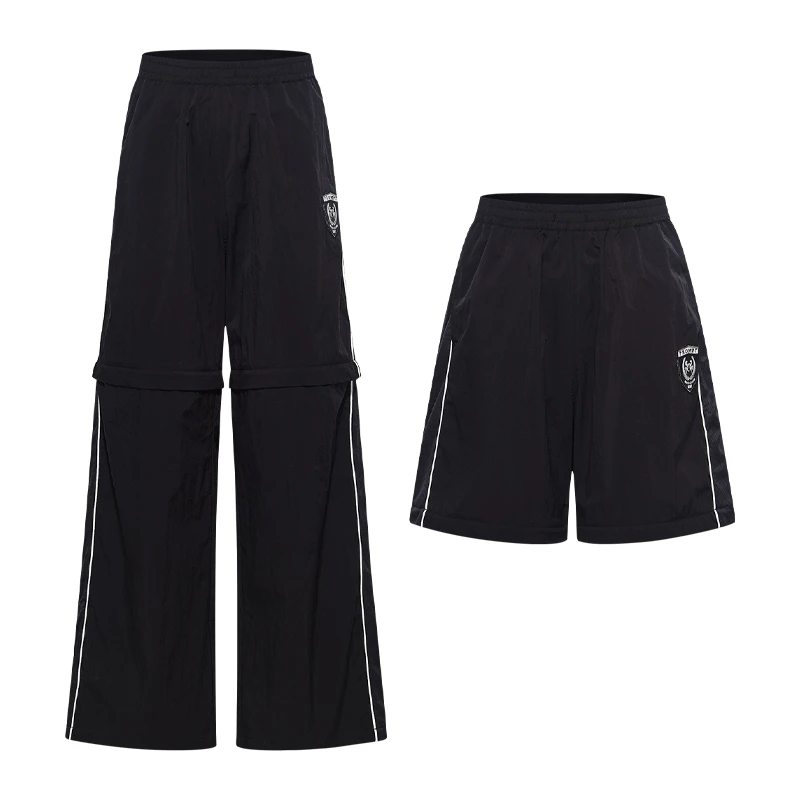 EXITMODE BY BLINDNOPLAN 25SS 徽章运动长裤（可拆卸短裤）