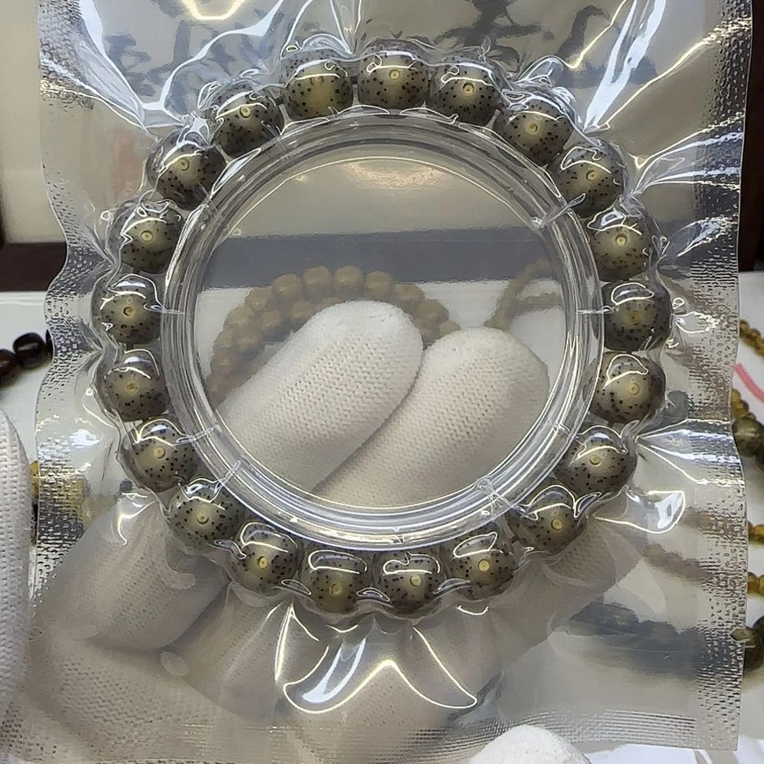 手串星月菩提卡11黑冰小细星