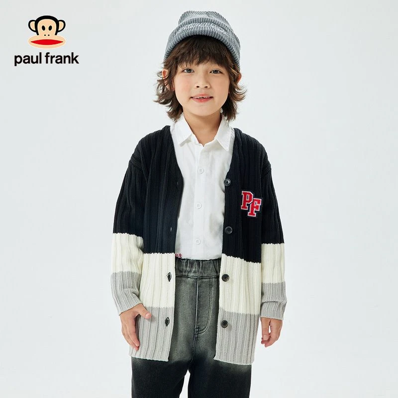 【大嘴猴源头工厂】X033大嘴猴童装开衫毛衣PFCSW223577F