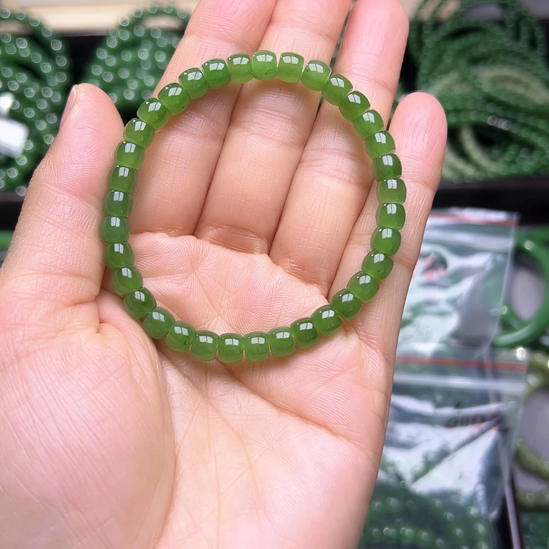 和田玉（碧玉）颈饰未镶嵌