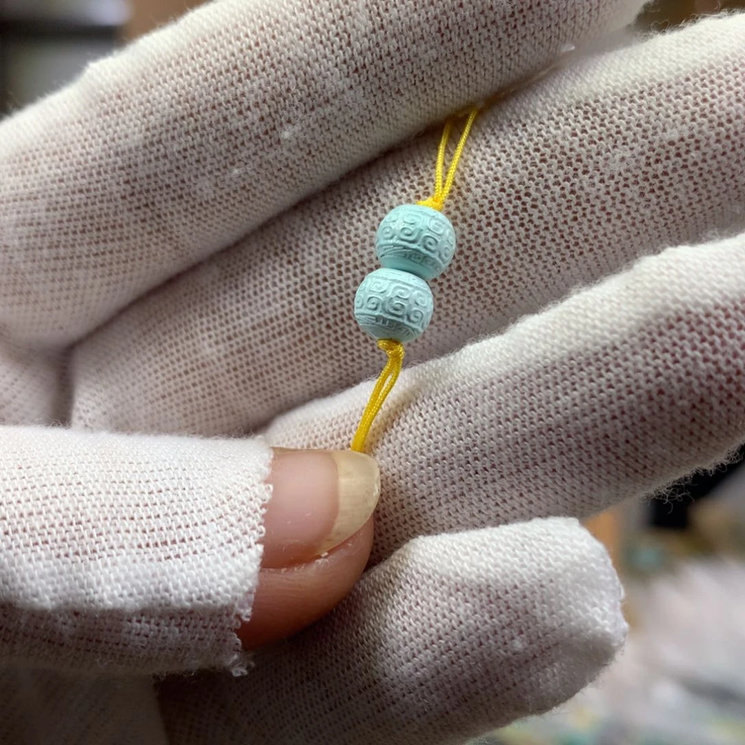 绿松石未镶嵌挂件