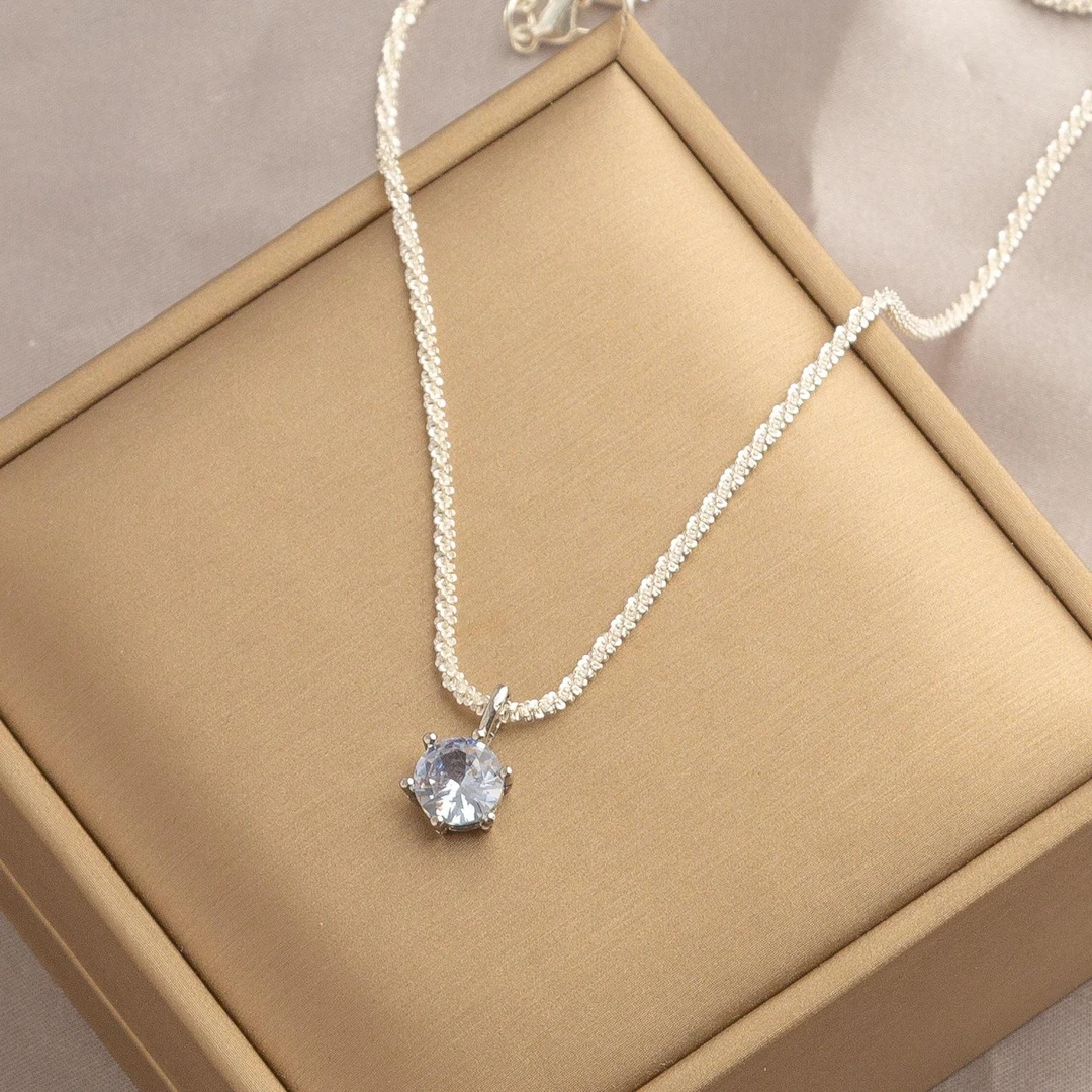 铜合金项链 满天星项链百搭气质轻奢时尚高级感