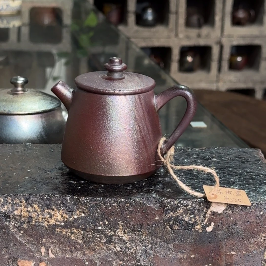 简***活建水紫陶紫泥柴烧茶具