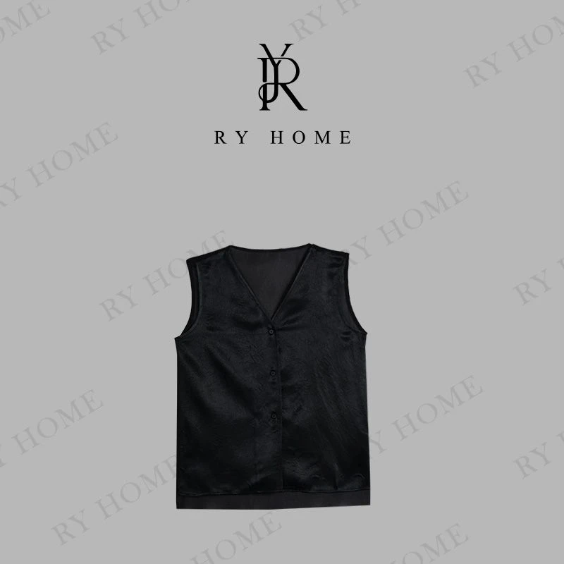 【容雨RYHOME】100醋酸+休闲西服无袖马甲外套252W2281
