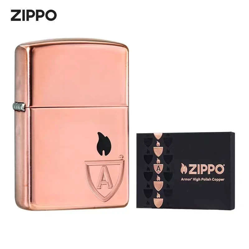 ZIPPO正品打火机/纯紫铜盔甲光板TC9920US【阿明】
