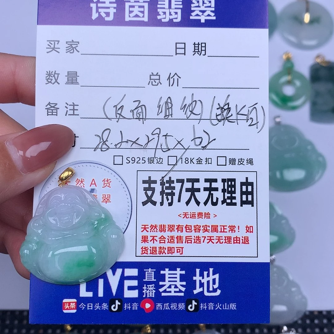 翡翠未镶嵌颈饰H****g天然