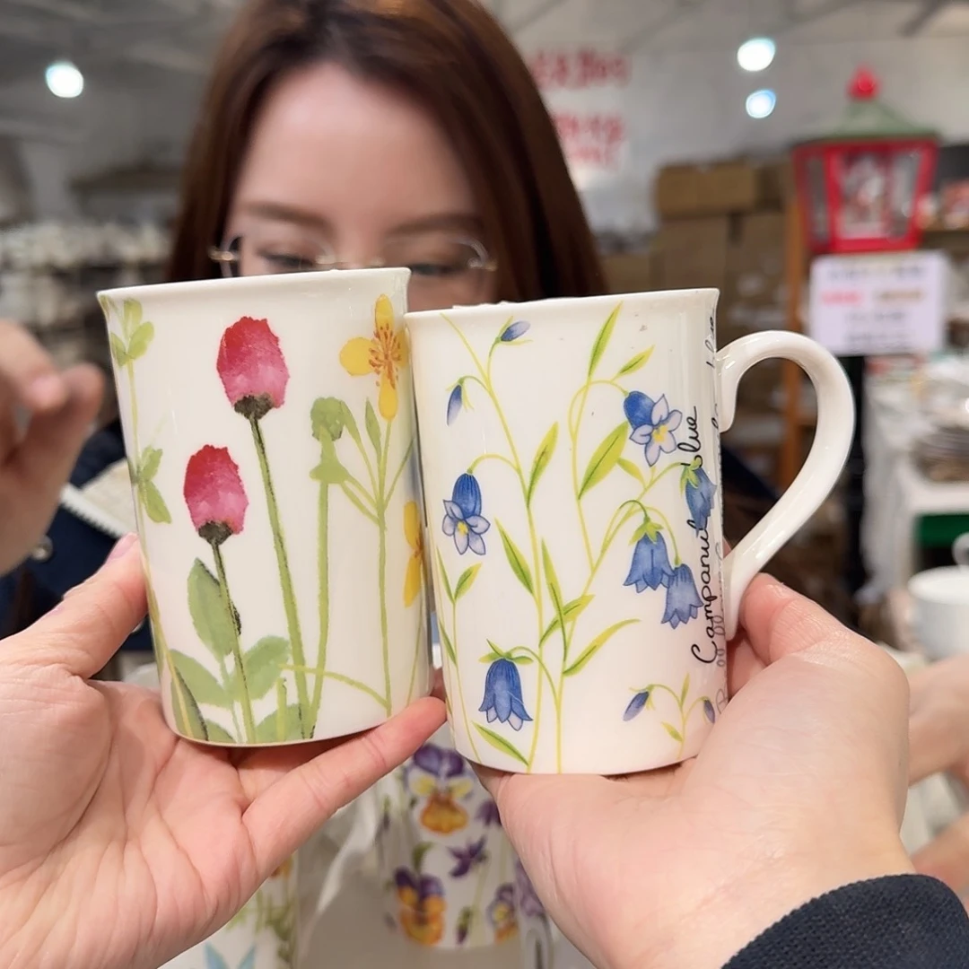 瓷马克杯325ml2个外贸尾单