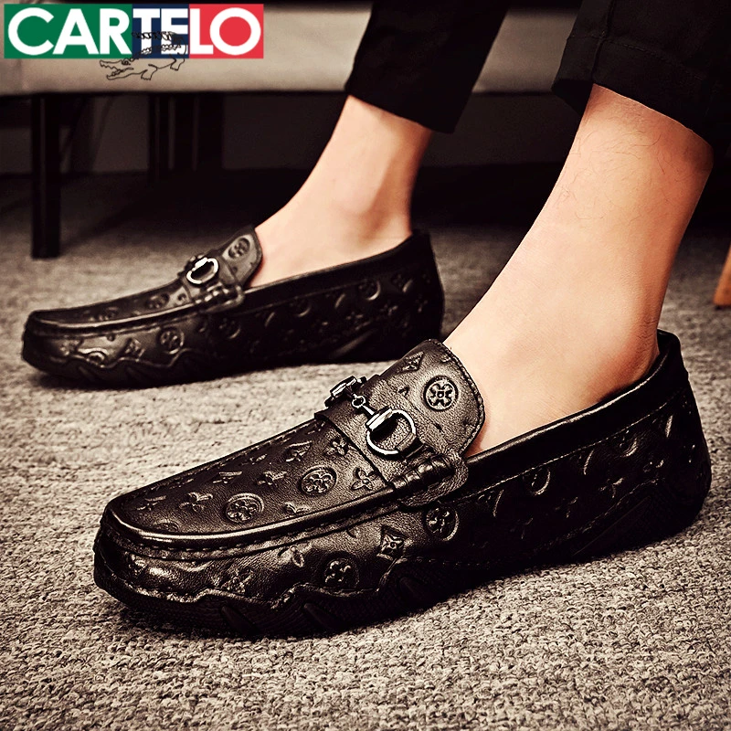 豆豆鞋男鞋2025新款秋季爆款一脚蹬懒人鞋子男士休闲鞋男款乐福鞋