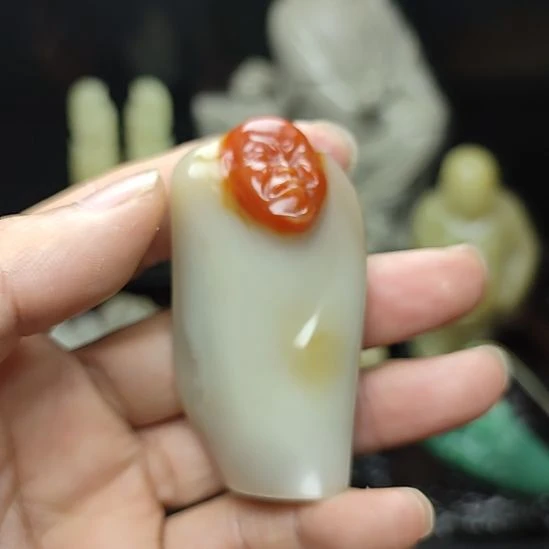 如***生寿山石把玩件把玩件