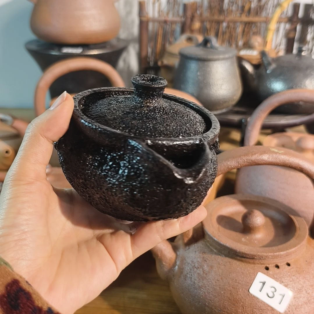 南***瓜泥塑荥经黑砂茶器鑫山烧