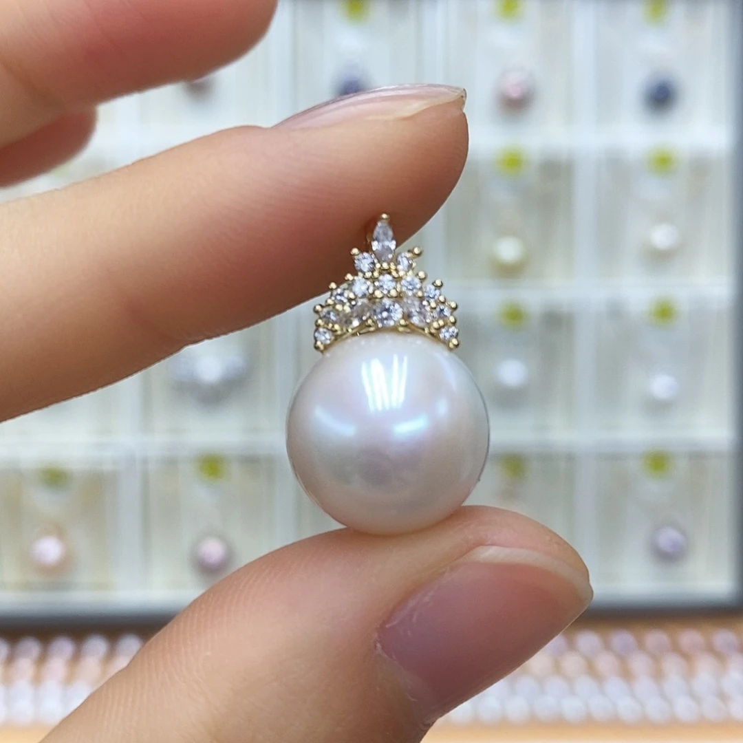 未镶嵌淡水珍珠吊坠(赠链)