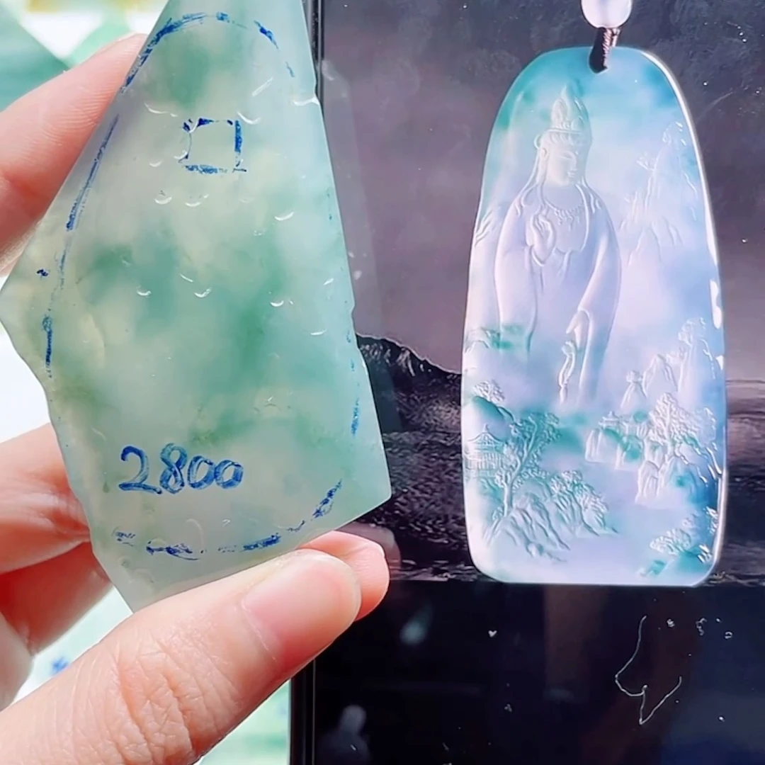 定制翡翠未镶嵌包工
