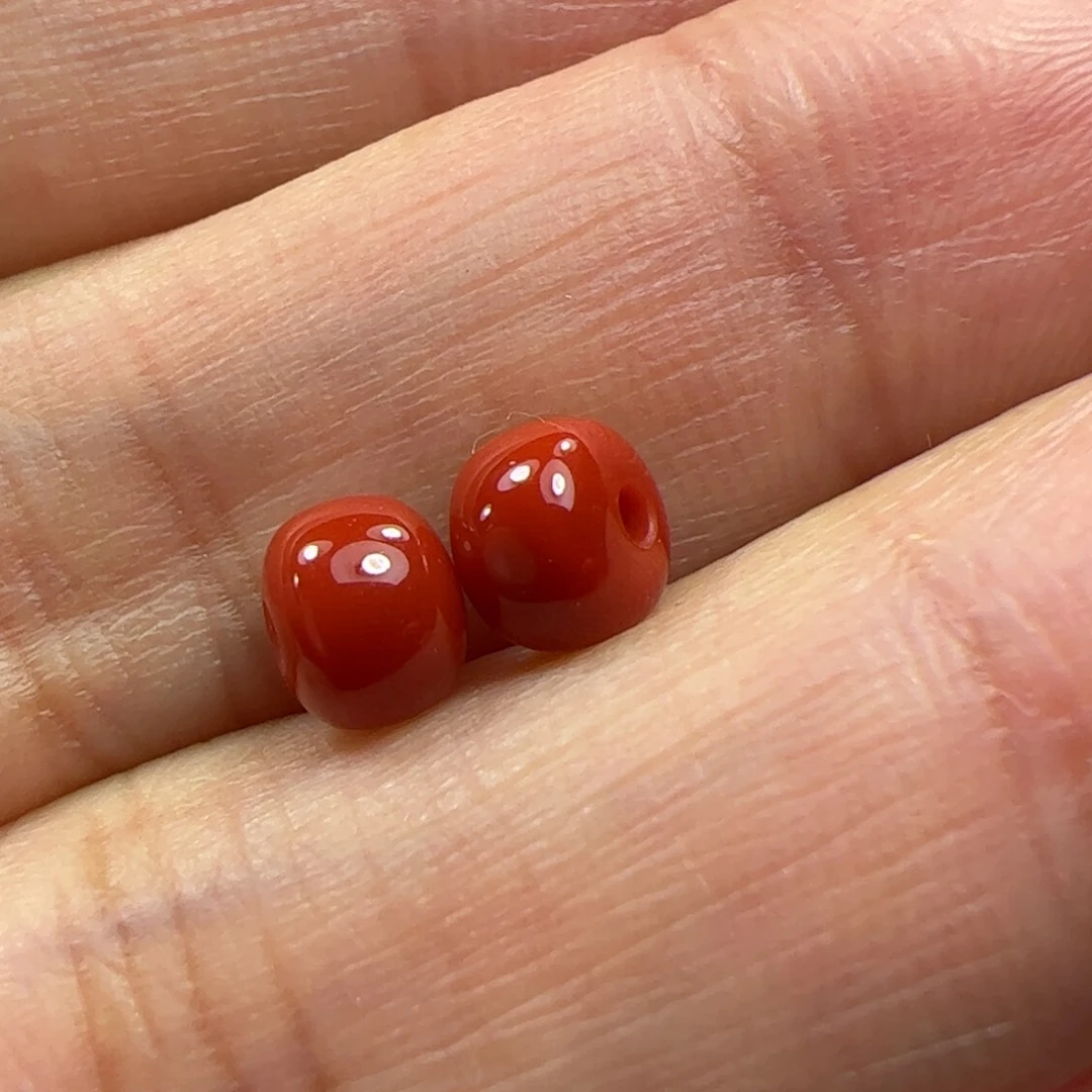 南红玛瑙珠子未镶嵌