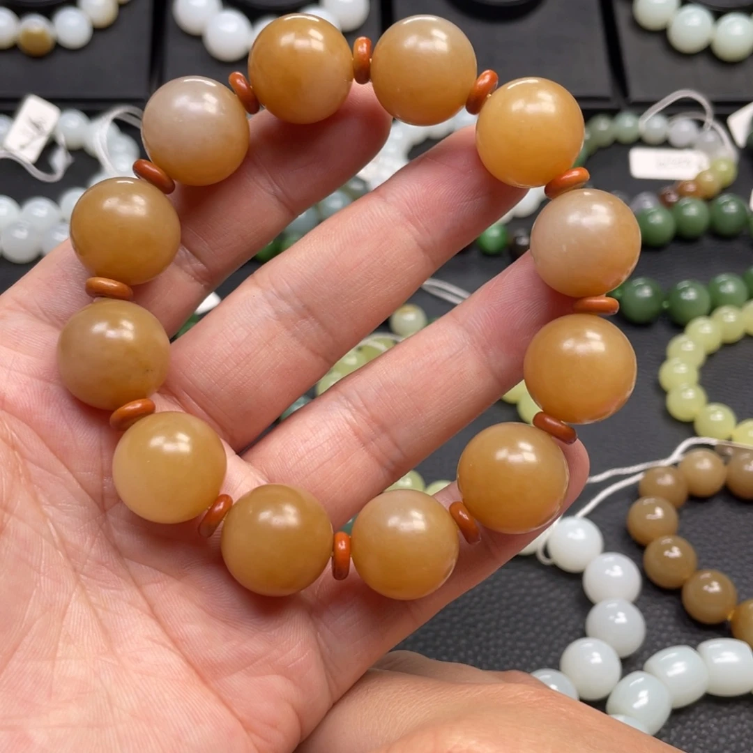 和田玉未镶嵌手链