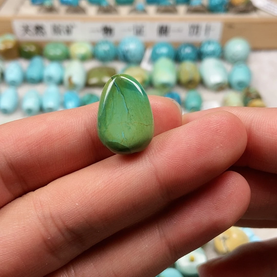 未镶嵌绿松石珠宝半成品
