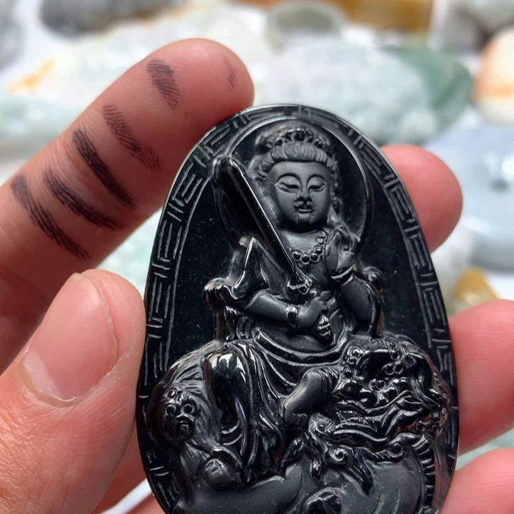 翡翠未镶嵌颈饰保真天然a货翡翠