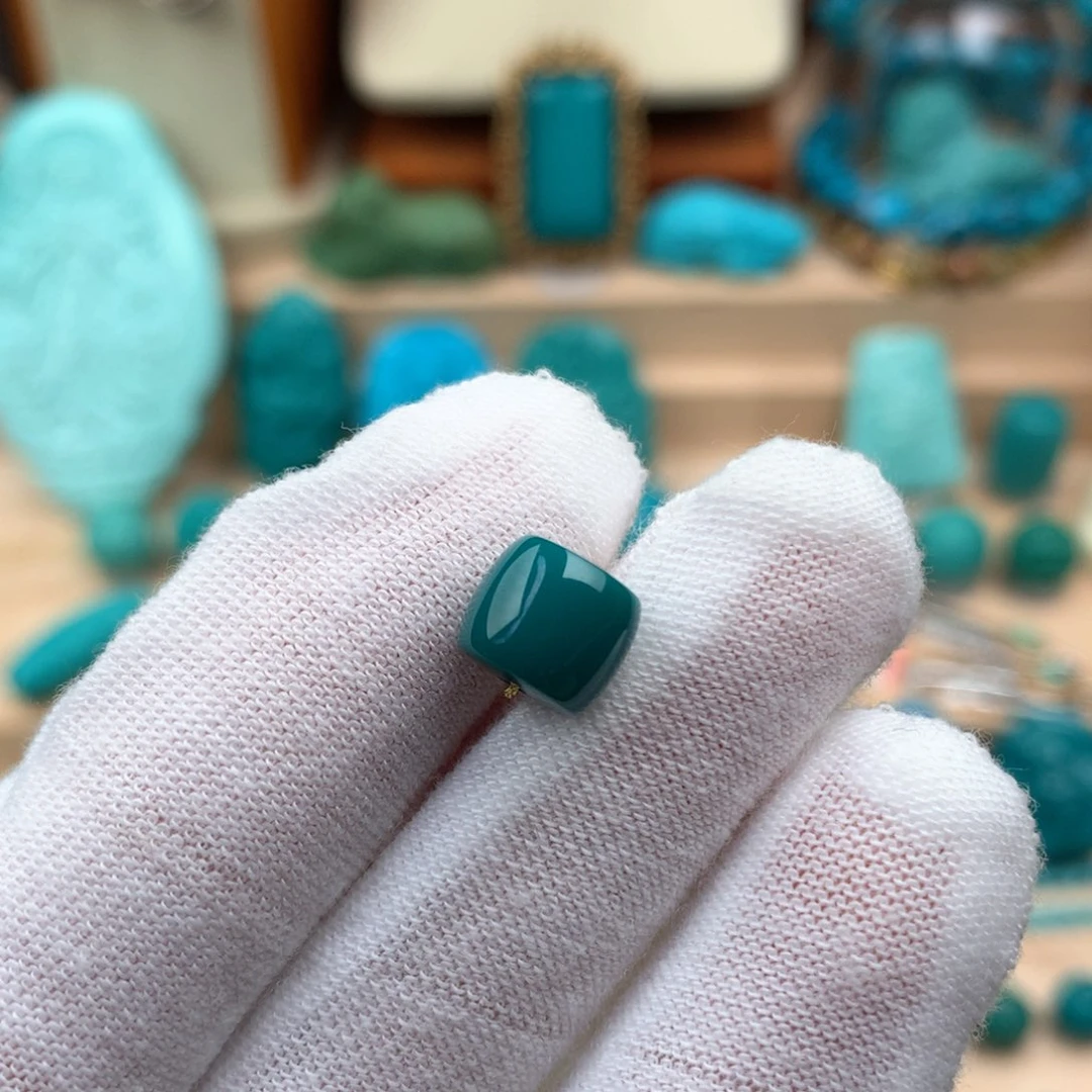 绿松石未镶嵌直切卡8.5