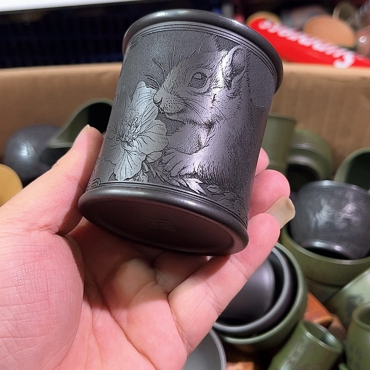 茶杯紫砂全手工紫砂主人杯