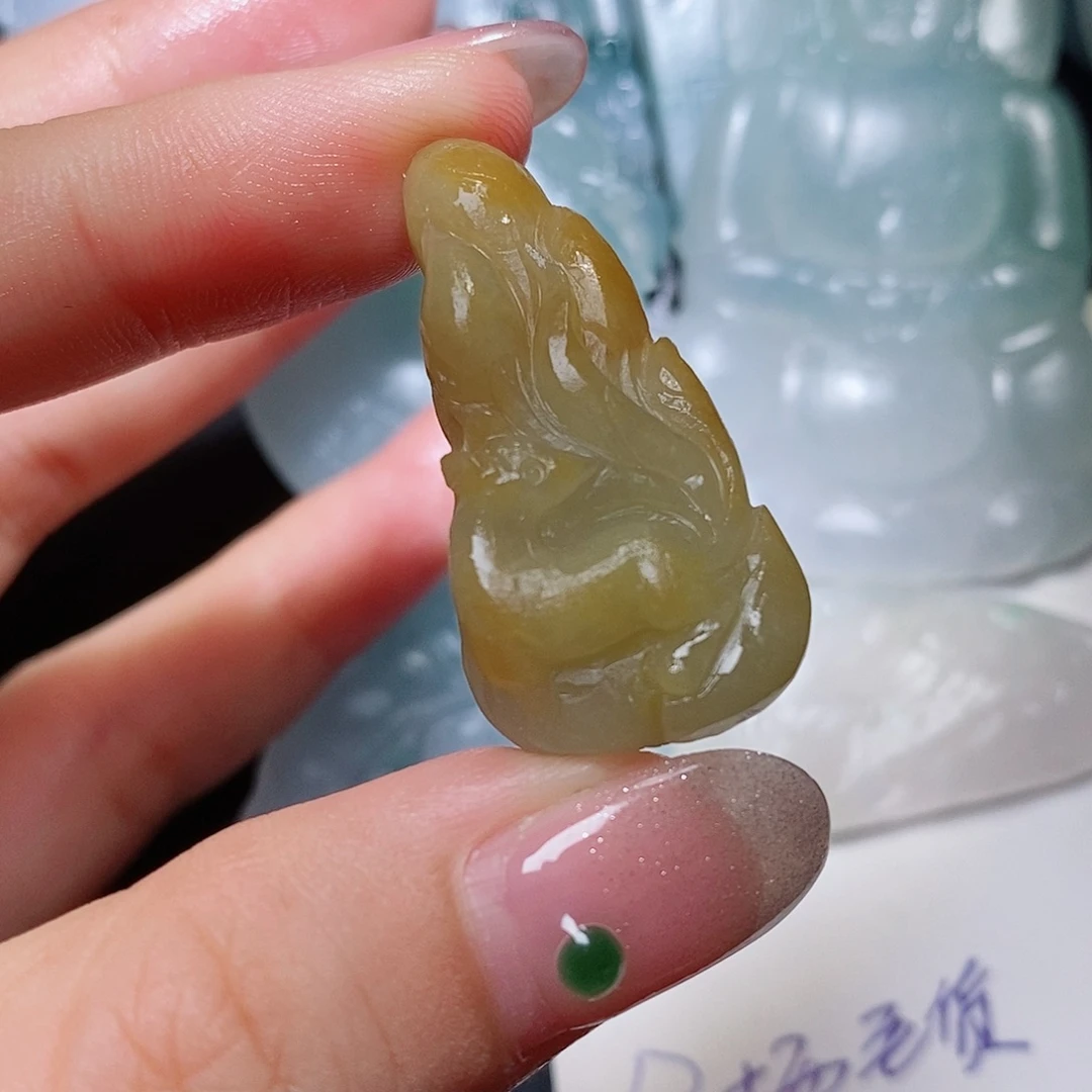 未镶嵌定制翡翠毛货付款后联系客服确认抛光