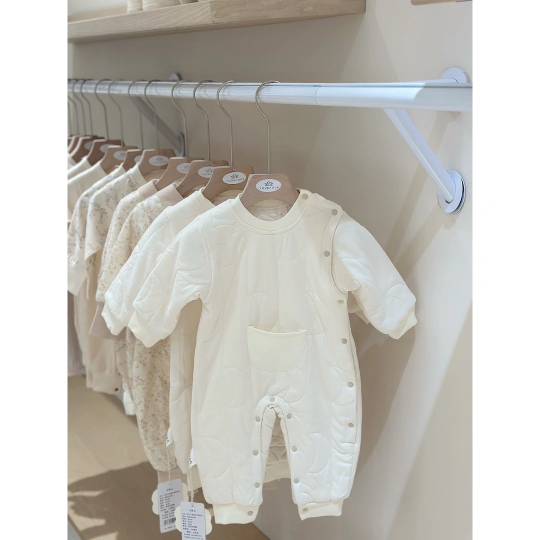 婴幼儿连体衣哈衣爬服童装2025年春季新款夹薄棉连体9162262