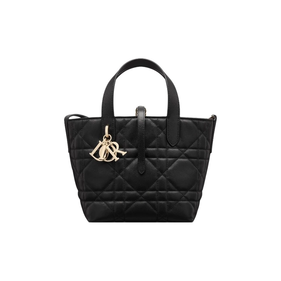 未使用 DIOR/迪奥 25最新款黑金Toujours竖版小号明星同款