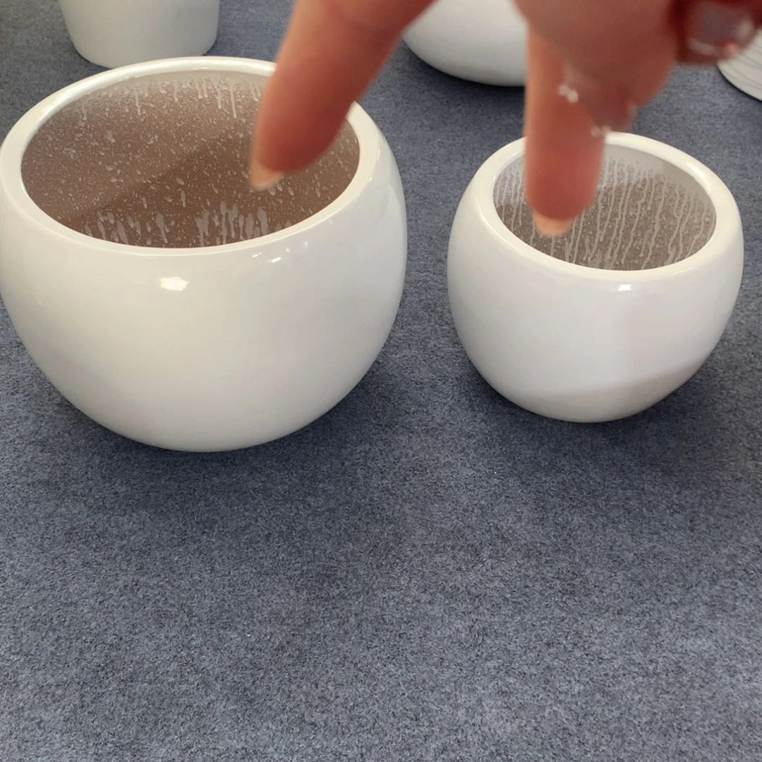 高温陶瓷花盆微瑕