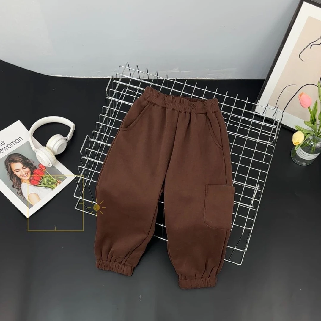 3002高端专享冬款加绒裤子咖色