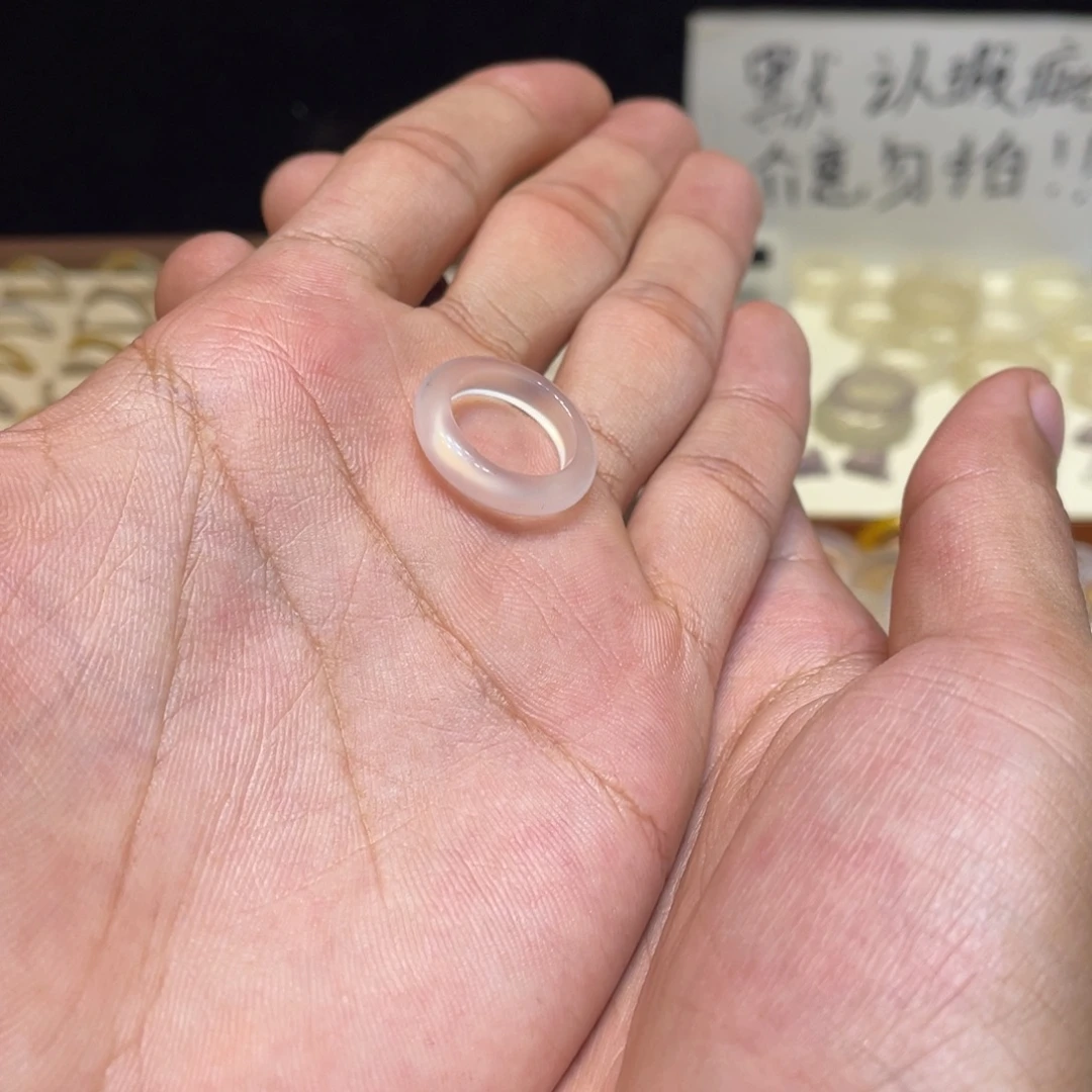 玛瑙/玉髓未镶嵌戒指14号港6