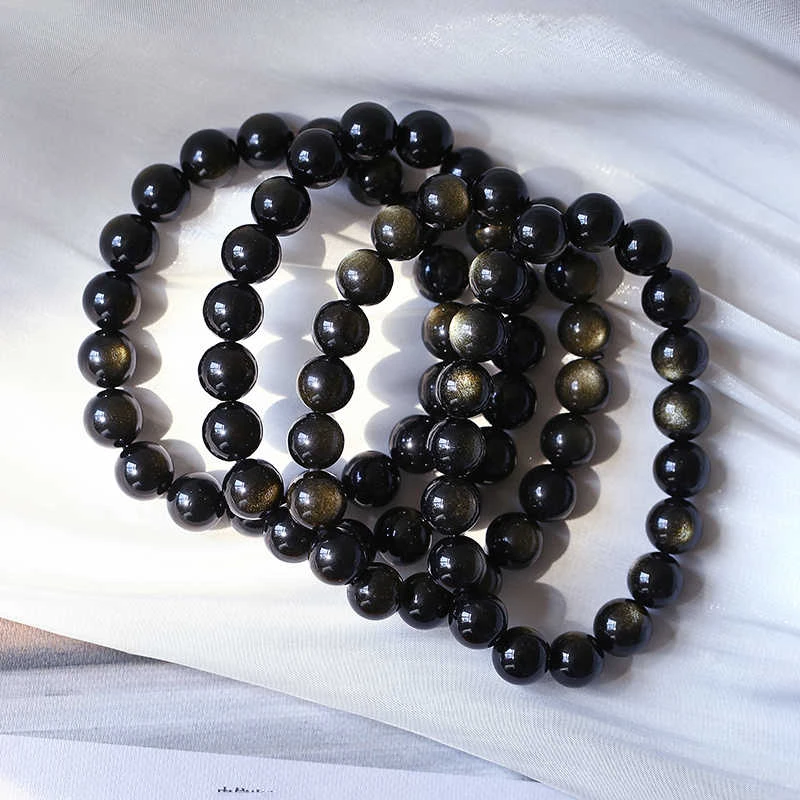 【直播间链接】黑曜石金银曜石主播报价 扣数出单 默认瑕疵介意慎拍