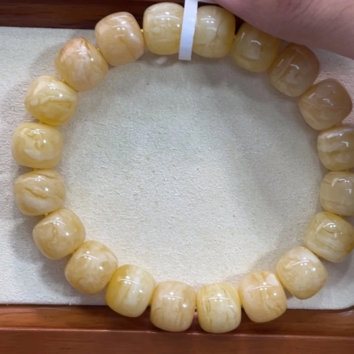 荼***靡手链琥珀未镶嵌蜜蜡
