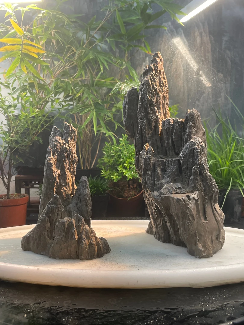 4377裸山峰摆件长30宽16高16